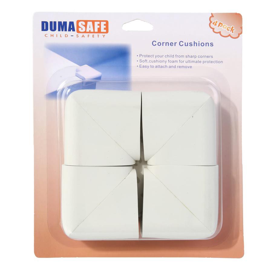 DumaSafe Corner Cushion (Pack of 4, Black)