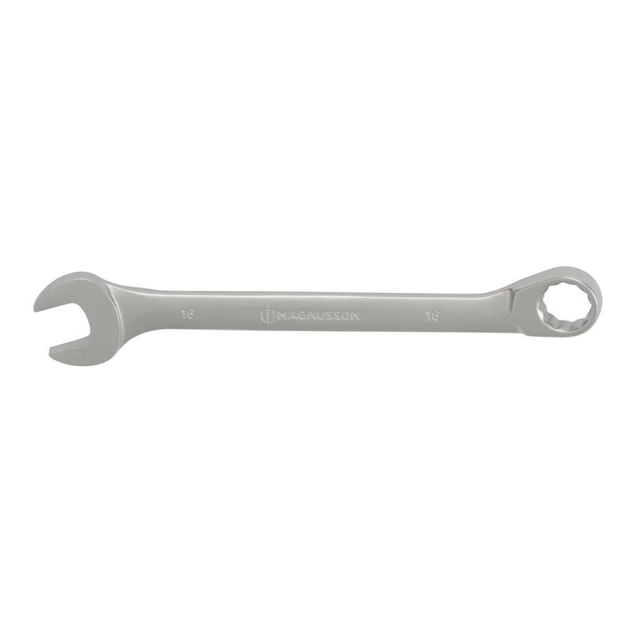 Magnusson Chrome Vanadium Steel Standard Metric Combination Spanner, MT173 (20 cm)