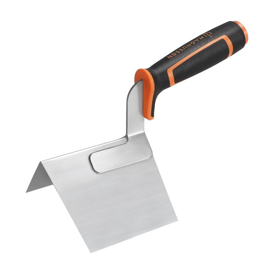 Magnusson Stainless Steel Ergonomic External Corner Trowel (26 x 12.5 cm)