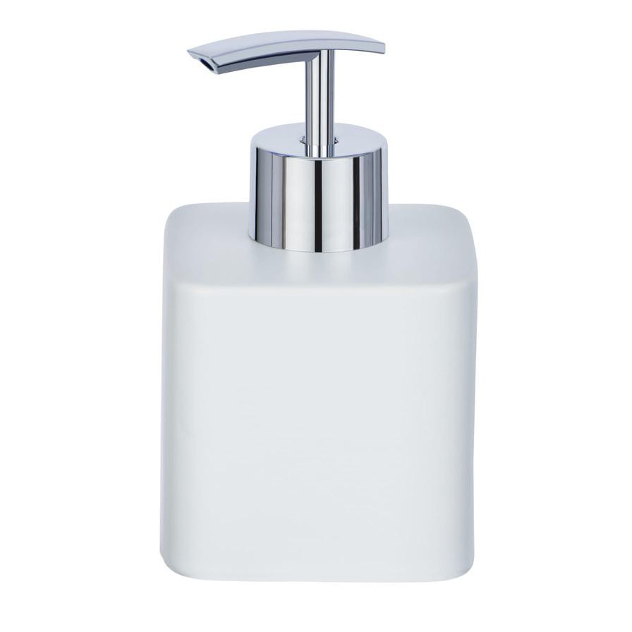 Wenko Hexa Ceramic Soap Dispenser (7.5 x 8.5 x 13 cm)