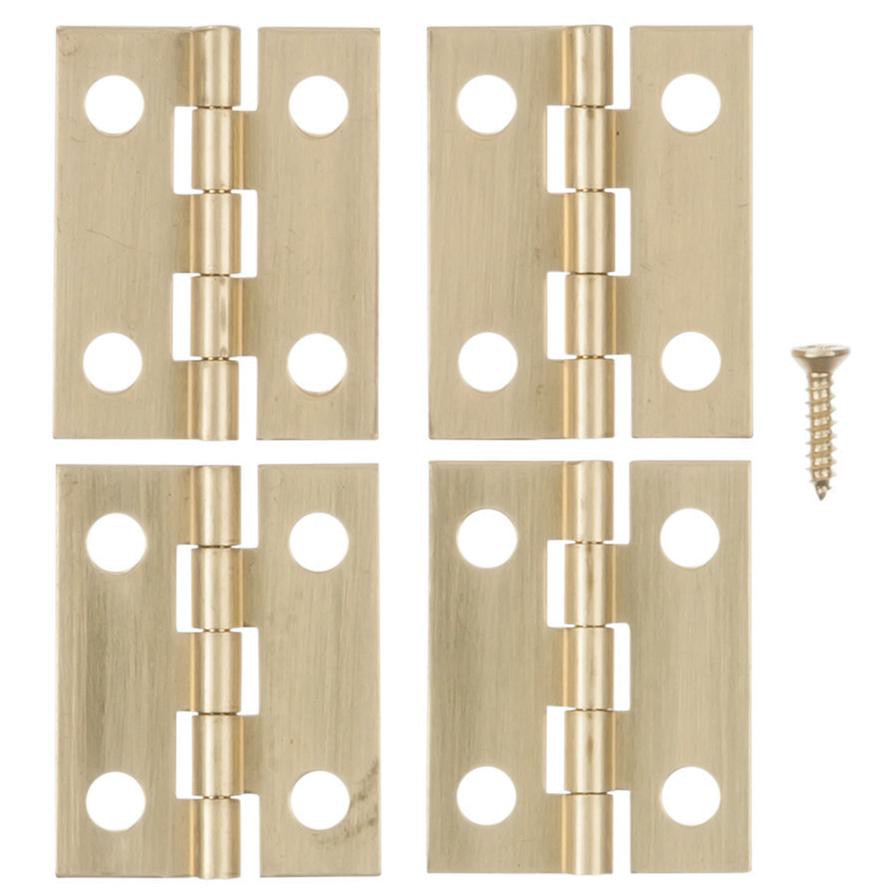 Ace Brass Narrow Hinge (2.5 cm, 4 Pc.)