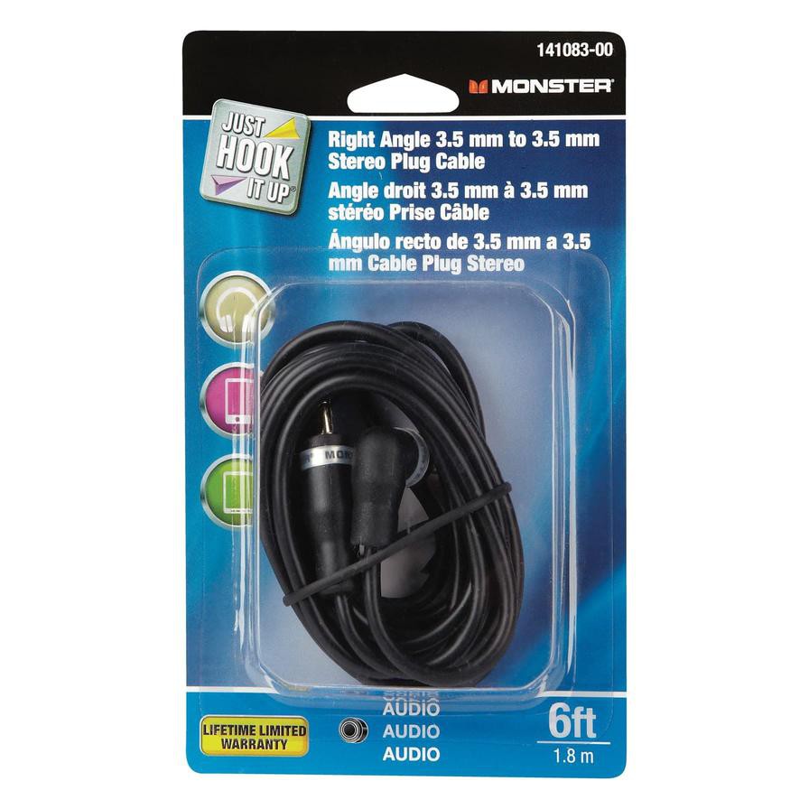 Monster Just Hook It Up Stereo Plug Cable (1.8 m)