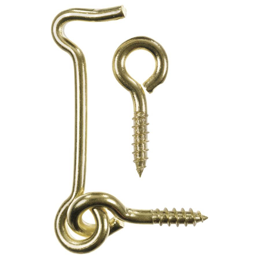 Ace Brass Hook & Eye (6.4 cm, 2 Pc.)