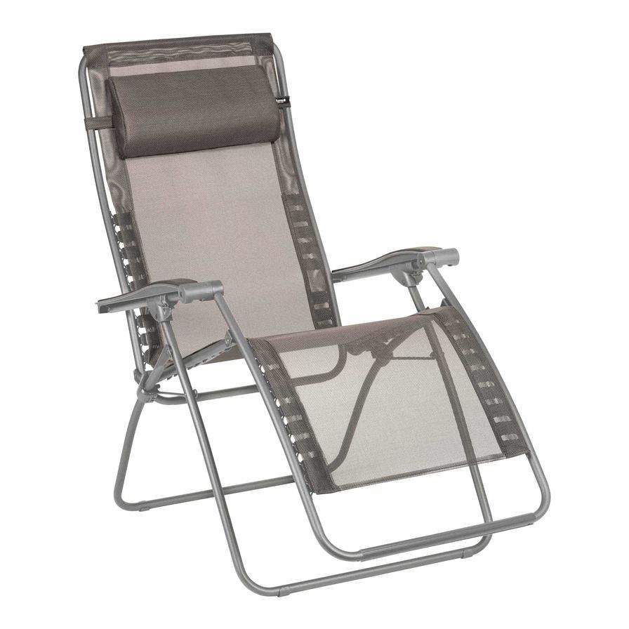 كرسي استرخاء بذراعين فولاذ آرسيكسا لافوما موبيليه (88 × 68 × 115 سم، تيتانيوم وجرافيت)
