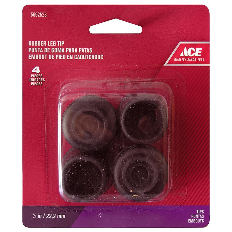 Ace Rubber Leg Tip Pack (22.2 mm, 4 Pc.)