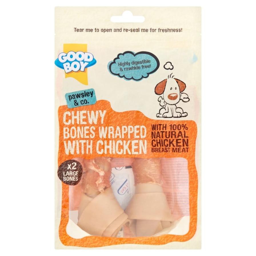 Armitage Good Boy Chewy Bones Wrapped in Chicken Dog Treat (Adult Dogs, 180 g)