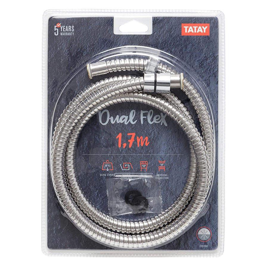 Tatay Dual Flex Metal Shower Hose (1.7 m)