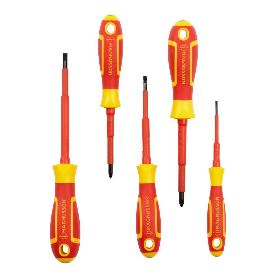 Magnusson VDE Screwdriver Set, SCS12 (5 Pc.)