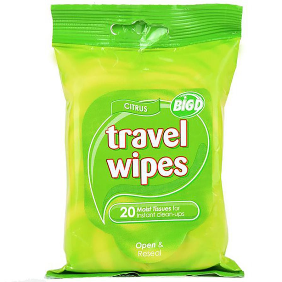 Jeyes Citrus Travel Wipes Pack (20 Pc.)
