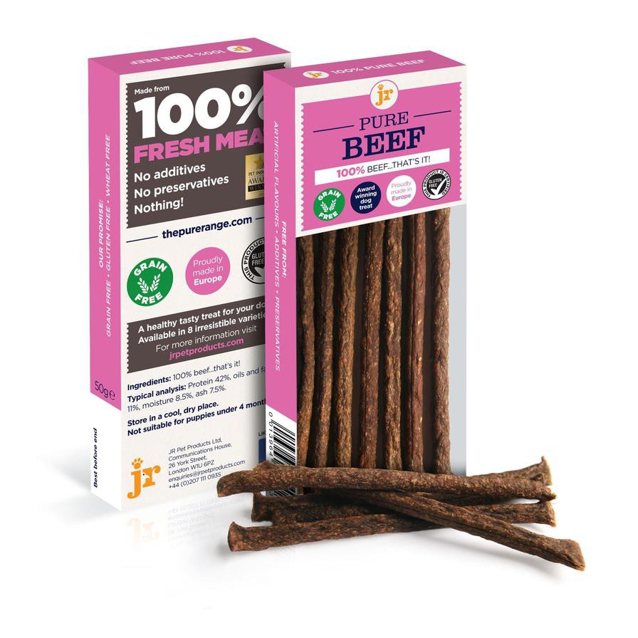 JR Pure Beef Sticks for Dogs (50 g, 12 pcs)