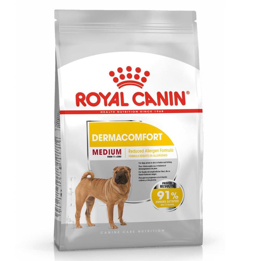 Royal Canin Canine Care Nutrition Dermacomfort Dry Dog Food (Medium Adult Dogs, 3 kg)