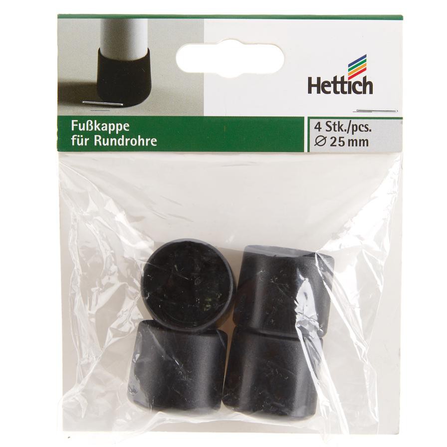 Hettich Furniture Feet Caps (4 pcs, 25 mm)