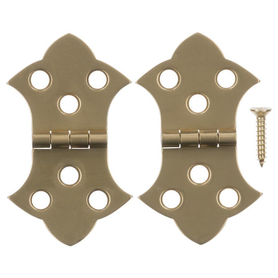 Ace Brass Decorative Hinge (3.8 x 5.7 cm, 2 Pc.)