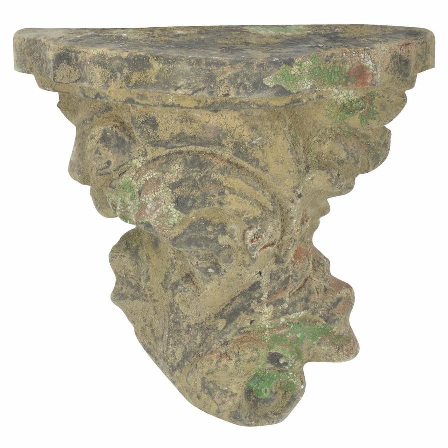 Fallen Fruits Aged Terracotta Wall Pedestal Garden Décor (27.4 x 14.7 x 26.6 cm)