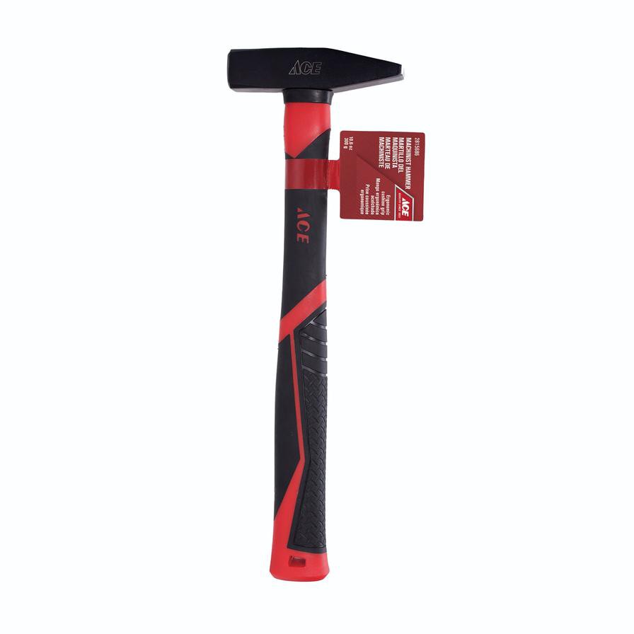 Ace Carbon Steel Machinist Hammer W/Fiber Glass Handle (397 g)