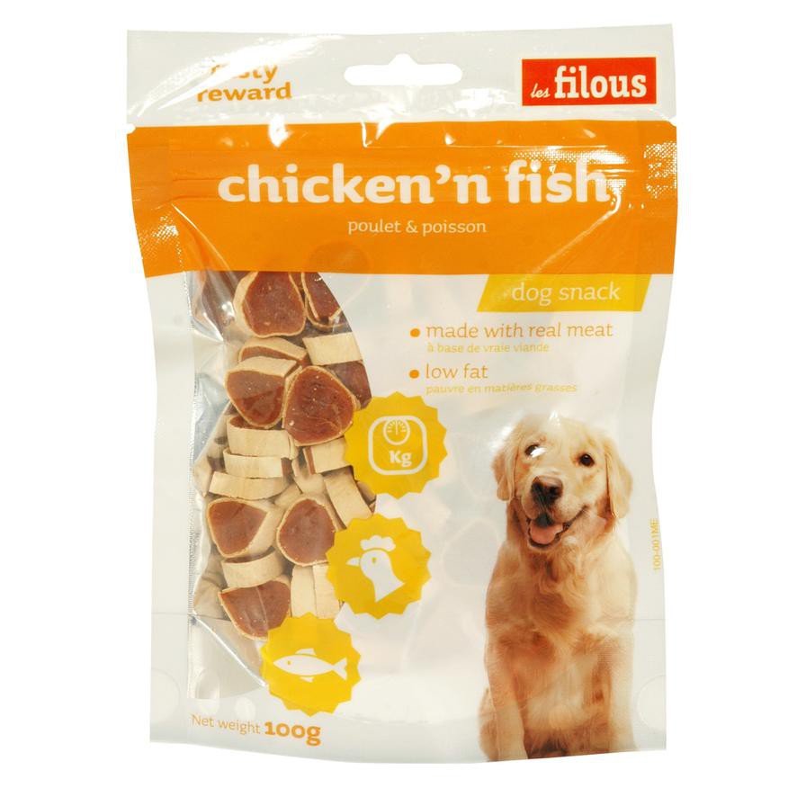 Les Filous Dry Dog Food Chicken 'n' Fish (100 g)