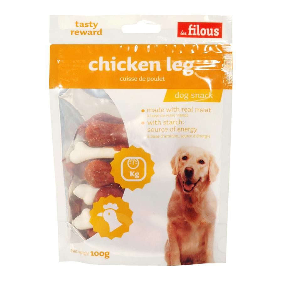 Les Filous Dry Dog Food Chicken Leg (100 g)