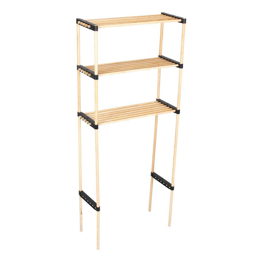 Seowood Bamboo Multi Purpose Modular Shelf (28 x 68 x 152 cm)