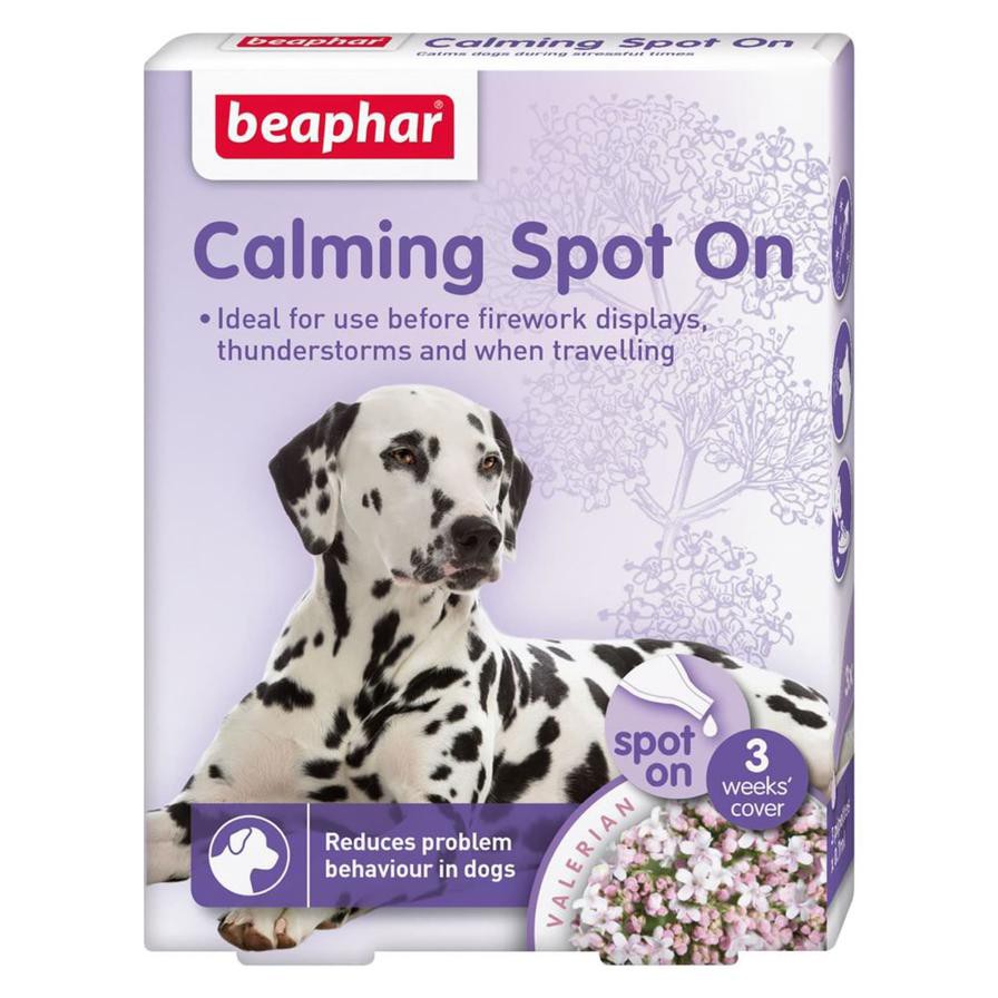 Beaphar Spot On Calming Supplement for Dogs (3 pcs)