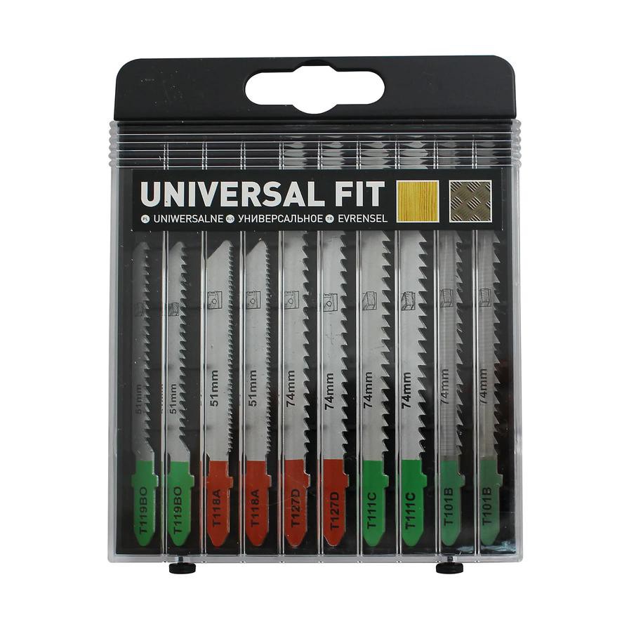 Universal T-Shank Jigsaw Blade Set (10 Pc.)