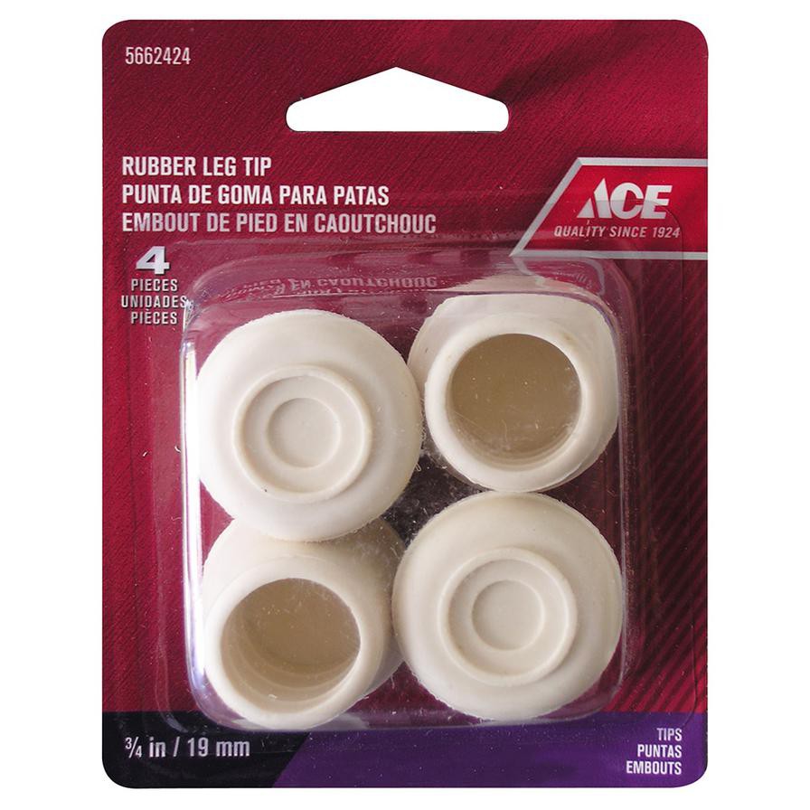 Ace Rubber Leg Tip Pack (1.9 cm, 4 Pc.)