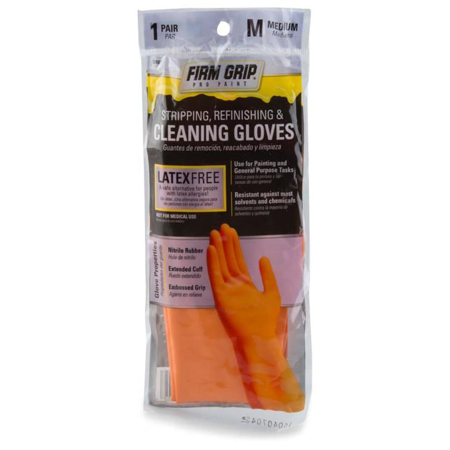 Firm Grip Pro Paint Latex Stripping Gloves (Medium)