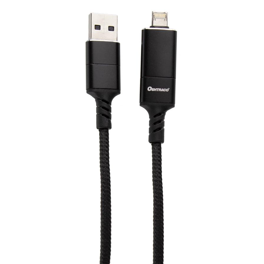 Oshtraco Dual Pin Sync & Charging Cable (1 m)