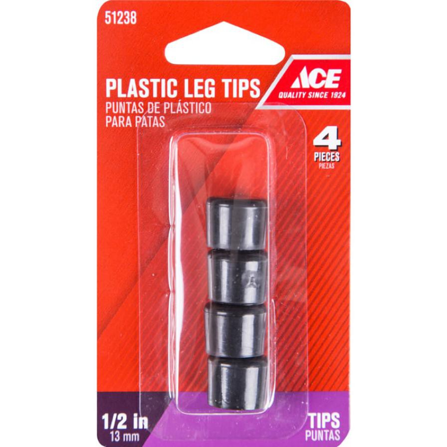 Ace Plastic Leg Tips Pack (1.3 cm, 4 Pc.)