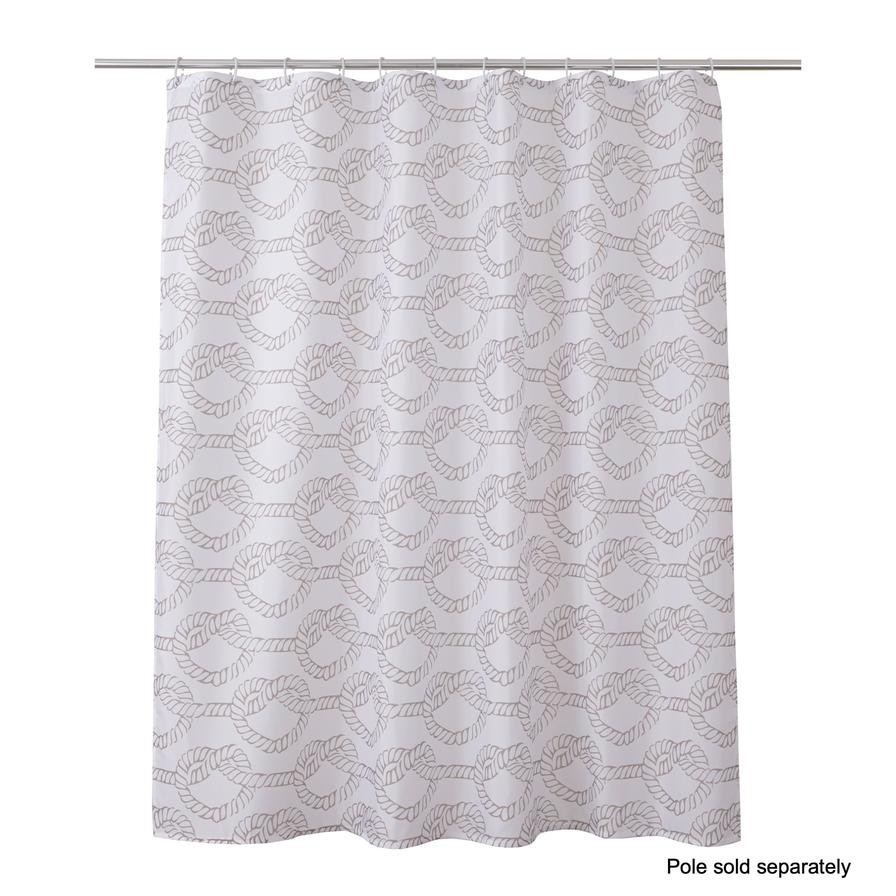 Cooke & Lewis Vedi Polyester Shower Curtain (1800 x 1800 mm)