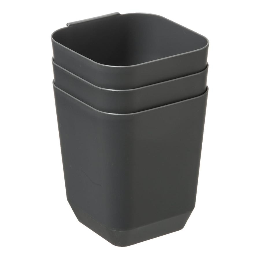 5five Solution Tray Plastic Cups Set (10.8 x 10.5 x 12.5 cm, 3 Pc.)