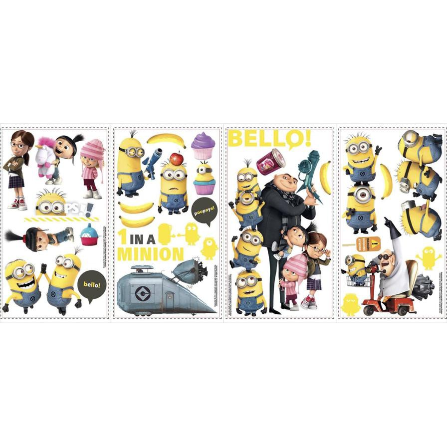 RoomMates Glow, Peel & Stick Despicable Me 2 Wall Decal Set (31 pcs)