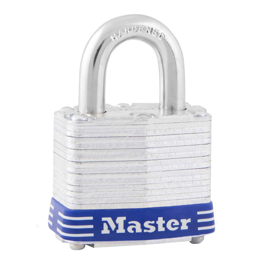 Master Lock Laminated Steel Padlock W/Keys (5.9 x 4 x 2.1 cm)