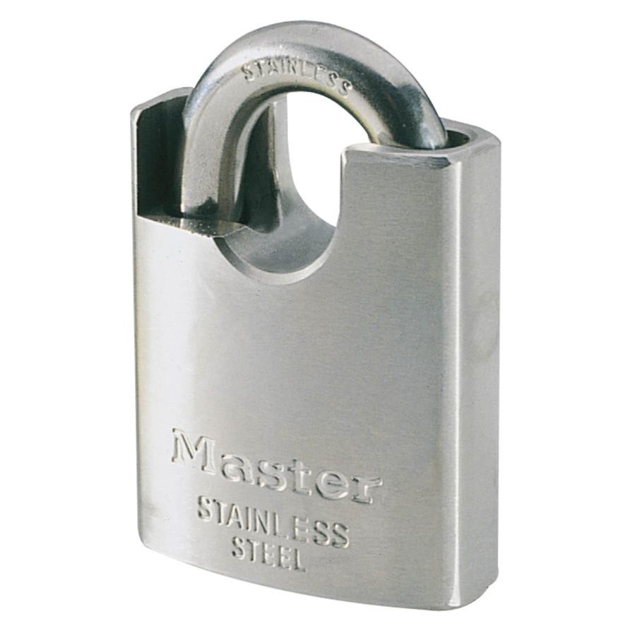 Master Lock Stainless Steel Marine Padlock W/Keys (9 x 5 x 2.3 cm)