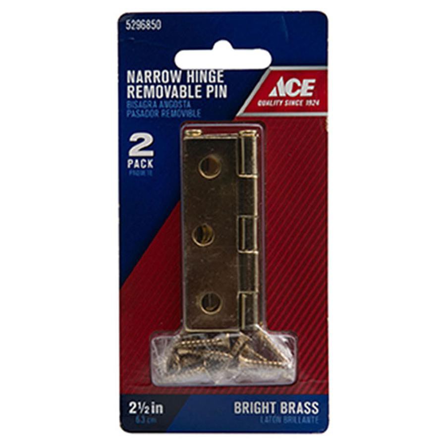 ACE Narrow Hinge with Removable Pin (6.4 cm, Pack of 2)