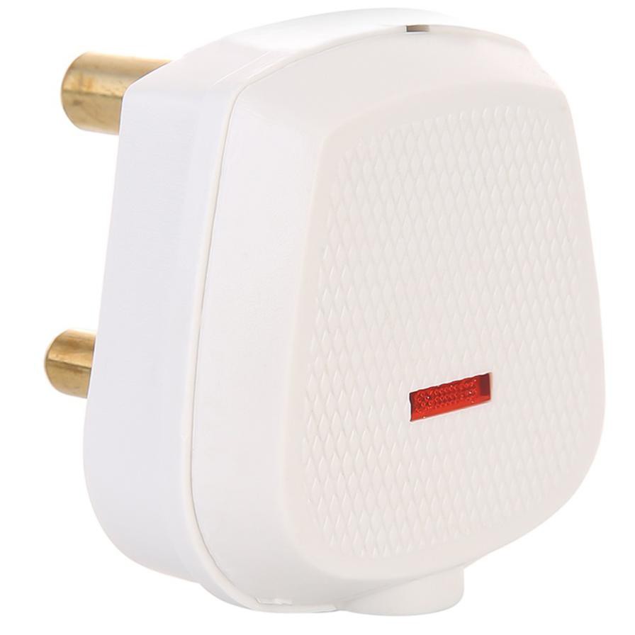 Oshtraco 3-Pin Plug Top (15 A, White)