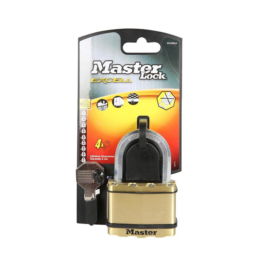 Master Lock Excell Padlock (64 mm, Gold)