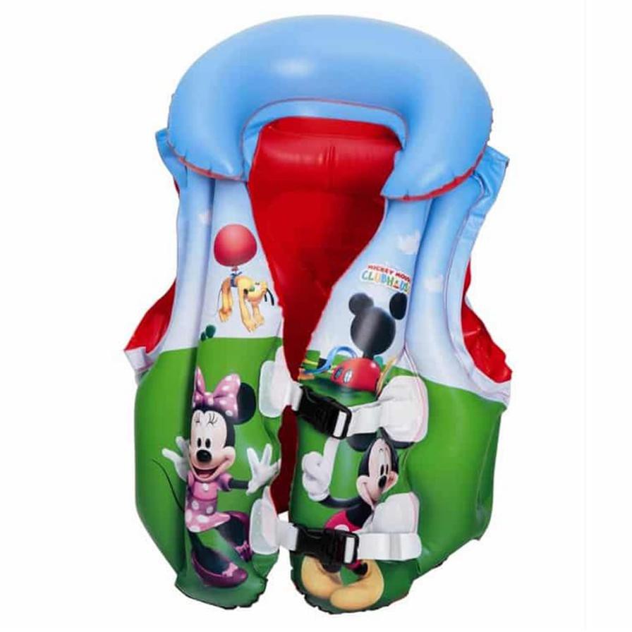 Bestway Mickey Clubhouse Inflatable Swim Vest (51 x 46 cm, Multicolored)
