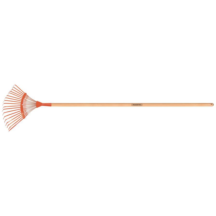 Tramontina Steel Leaf Rake W/18 Teeth & Handle (120 cm)