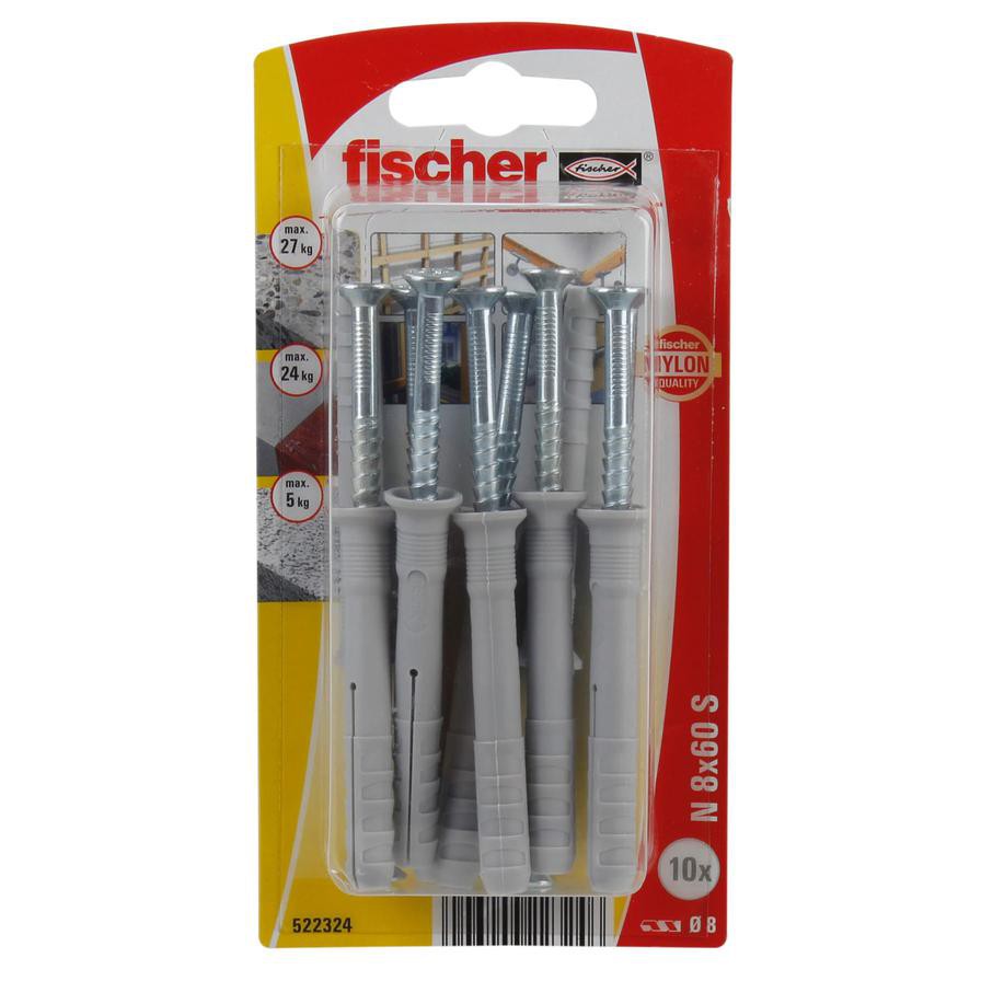 Fischer Hammerfix N-S Pack (0.6 x 8 cm, 10 Pc.)