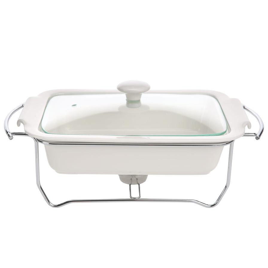 Ascot Food Warmer W/Glass Lid (32 cm)