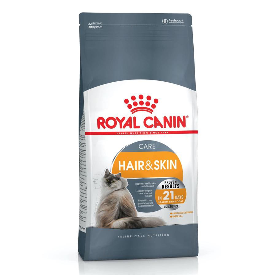 Royal Canin Feline Care Nutrition Hair & Skin Care Cat Food (Adult Cats, 4 kg)