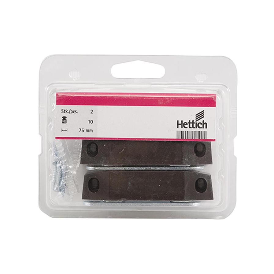 Hettich Connecting Plate (Zinc, 80 x 15 mm)