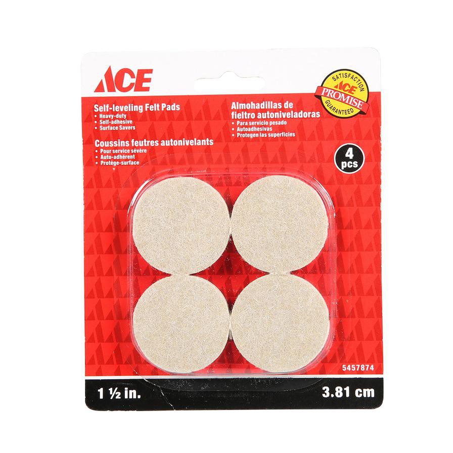 ACE Felt Pads (3.8 cm, Pack of 4)