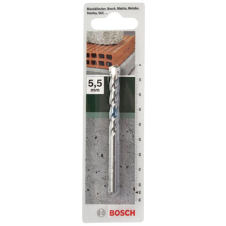 Bosch Concrete Drill Bit (0.6 x 8.5 cm, Silver Gray)