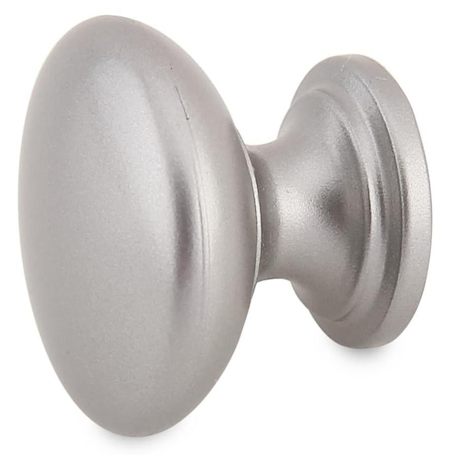 Hettich Plastic Furniture Knob (25 mm, Silver)