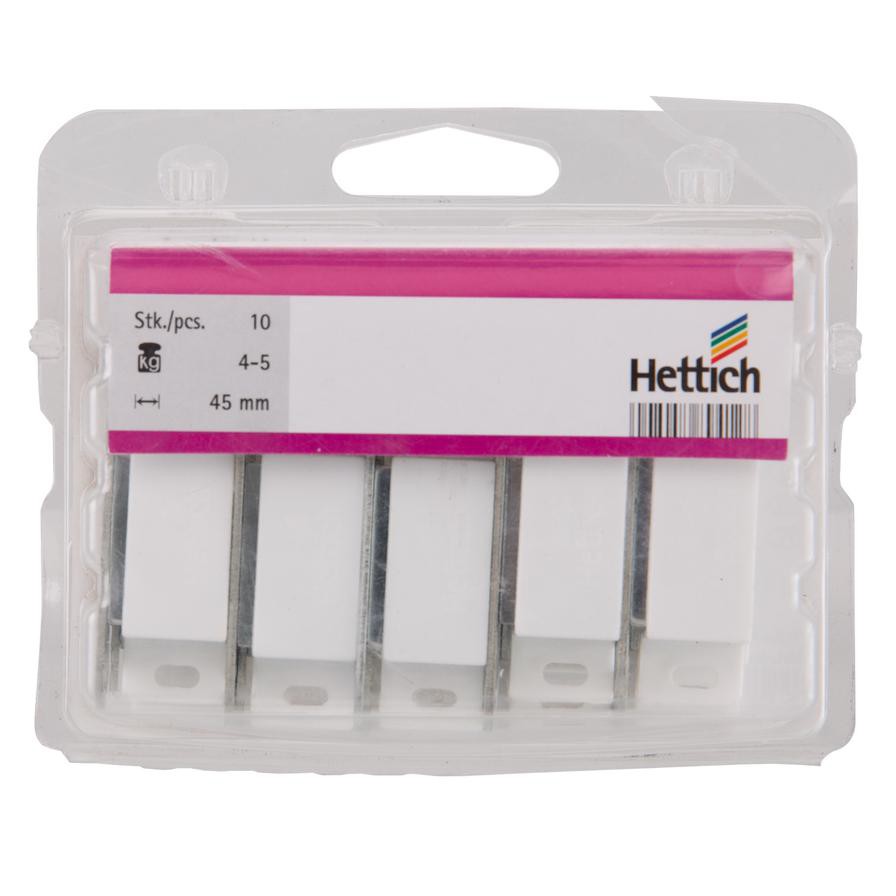 Hettich Rigid Magnetic Catch 4-5 kg (10 pcs, White)