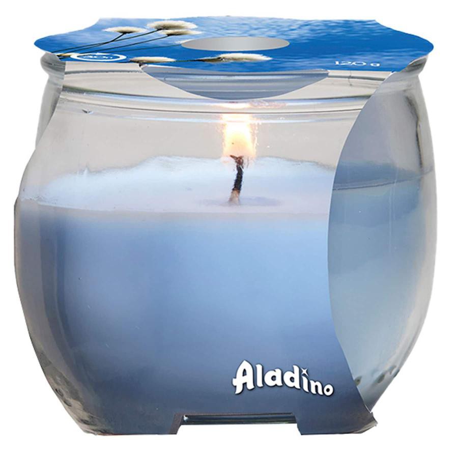 Aladino Scented Candle (120 g, Cotton Flowers)