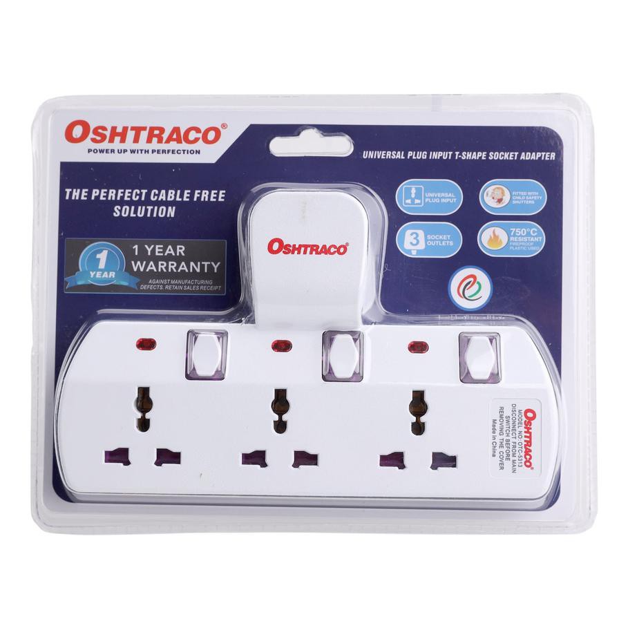 Oshtraco 3-Way Switched Uni-T Socket