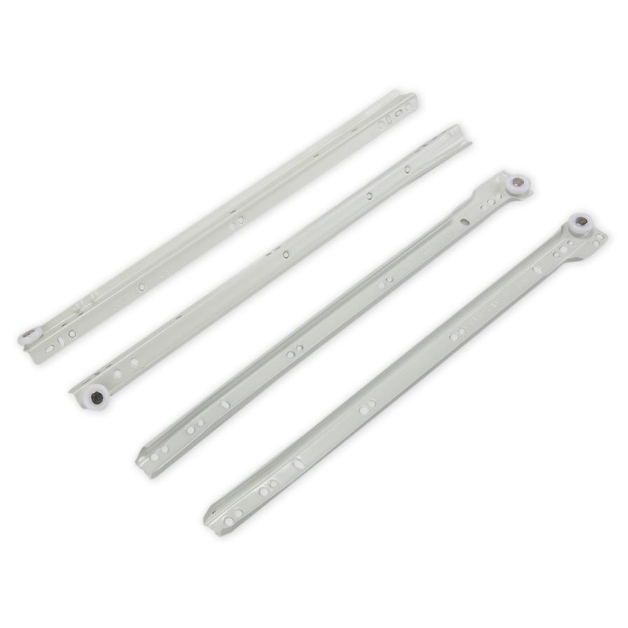 Hettich Drawer Runner (400 mm, White, 4 Pieces)