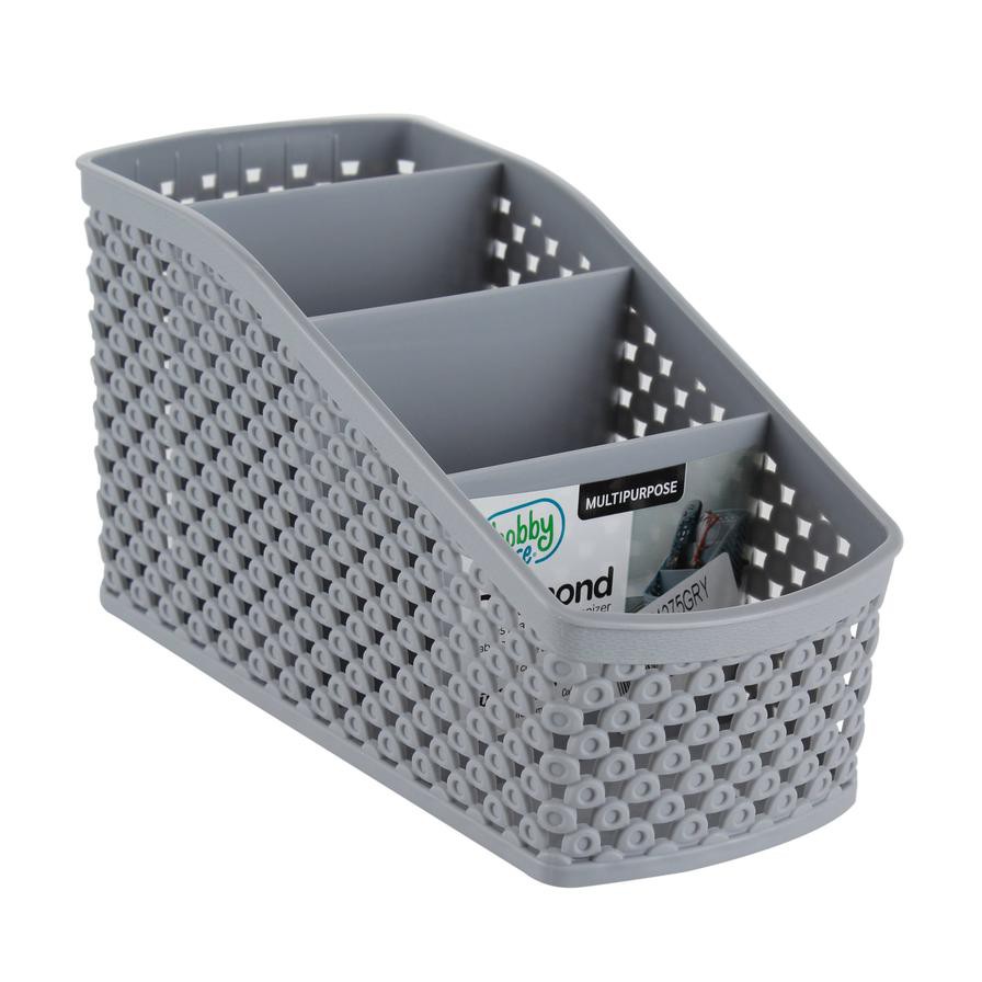 Hobby Life Plastic Diamond Compartment Table Organiser (10 x 20 x 11 cm)